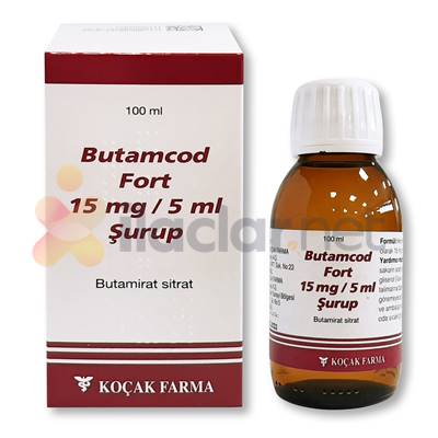 BUTAMCOD FORT 15 MG/5 ML SURUP 100 ML