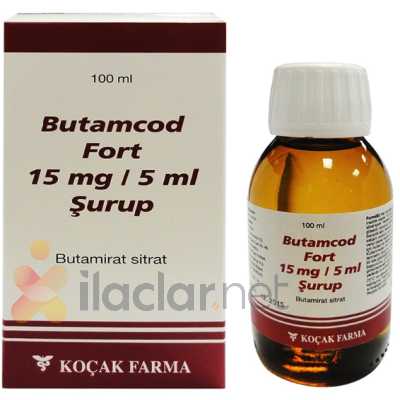 BUTAMCOD FORT 15 MG/5 ML SURUP 200 ML