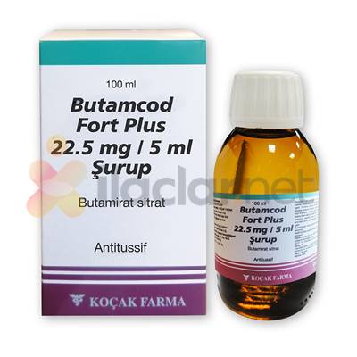 BUTAMCOD FORT PLUS 22,5 MG/ 5 ML SURUP 100 ML