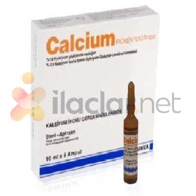 CALCIUM PICKEN %10 ENJEKSIYONLUK COZELTI (5 AMPUL)