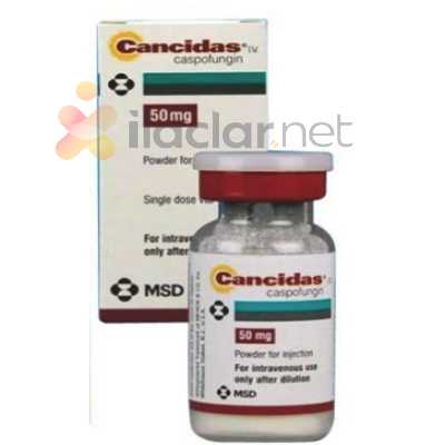CANCIDAS 50 MG 1 FLAKON