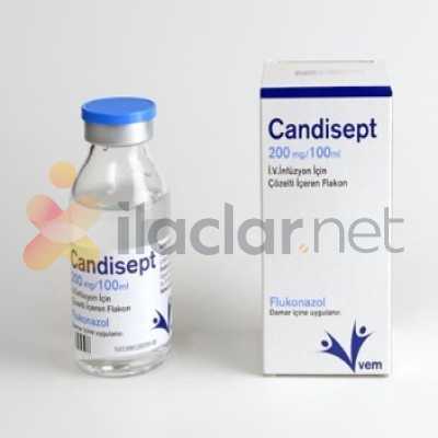 CANDISEPT 200MG/100 ML IV INFUZYON ICIN COZELTI ICEREN 1 FLAKON