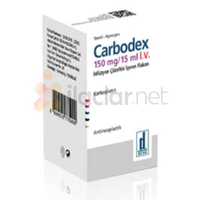 CARBODEX 150 MG/15 ML IV INF. COZ. ICEREN FLAKON
