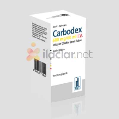CARBODEX 600 MG/60 ML IV INF. COZ. ICEREN FLAKON