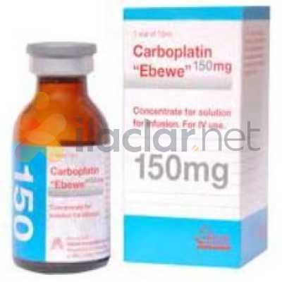 CARBOPLATIN EBEWE 150 MG/15 ML IV INF. ICIN KON. COZ. ICEREN 1 FLAKON
