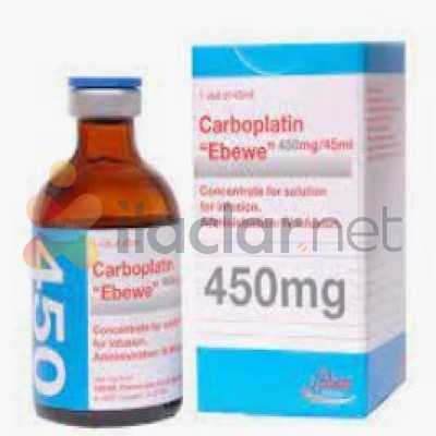CARBOPLATIN EBEWE 450MG/45ML IV INF. ICIN KON. COZ. ICEREN 1 FLAKON