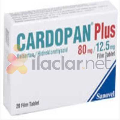 CARDOPAN PLUS 80/12,5 MG 98 FILM TABLET