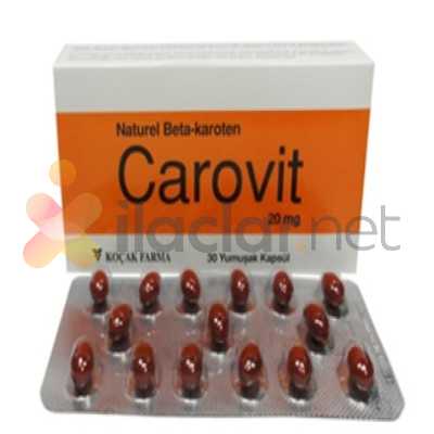 CAROVIT 20 MG 100 YUMUSAK KAPSUL