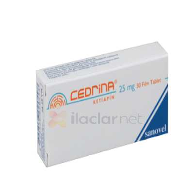 CEDRINA 25 MG 30 FILM TABLET