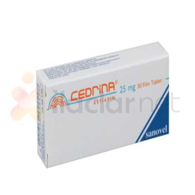 CEDRINA 25 MG 60 FILM TABLET