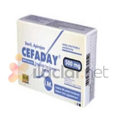 CEFADAY IM 500 MG 1 FLAKON