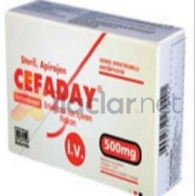 CEFADAY IV 500 MG 1 FLAKON