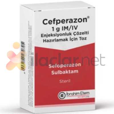 CEFPERAZON 1 GR / 1 GR IM/IV ENJEKSIYONLUK COZELTI HAZIRLAMAK ICIN TOZ