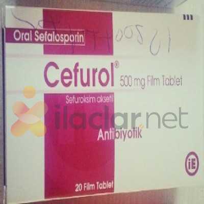 CEFUROL 500 MG 10 FILM KAPLI TABLET