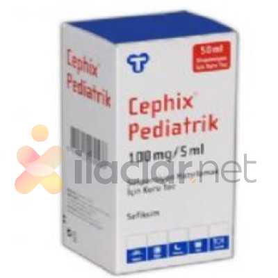 CEPHIX PEDIATRIK SUSPANSIYON HAZ. ICIN KURU TOZ 100 MG/5 ML (50 ML)
