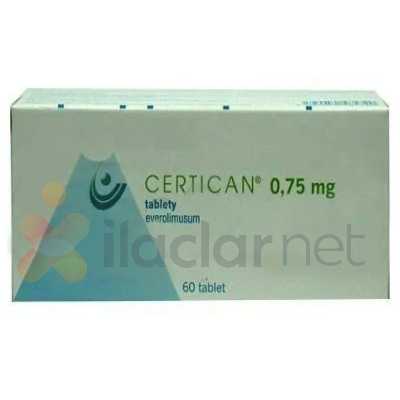 CERTICAN 0.75 MG 60 TABLET