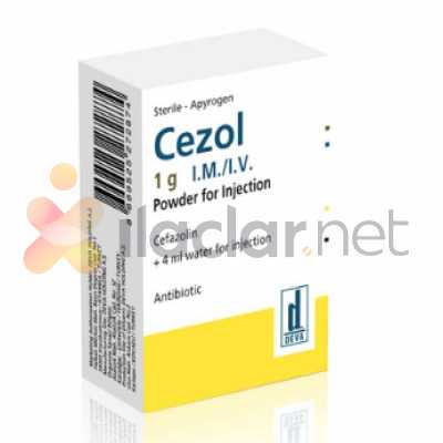 CEZOL 1 G I.M./I.V. ENJEKSIYONLUK TOZ (1 FLAKON)