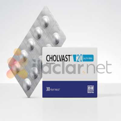 CHOLVAST 20 MG 30 FILM TABLET