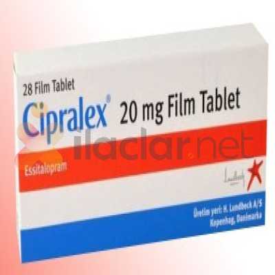 CIPRALEX 20 MG 28 FILM TABLET