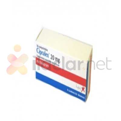 CIPRALEX 20 MG 56 FILM TABLET