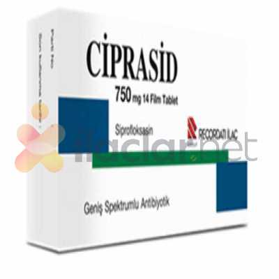 CIPRASID 750 MG 14 FILM TABLET
