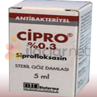 CIPRO %0.3 GOZ 5 ML DAMLA