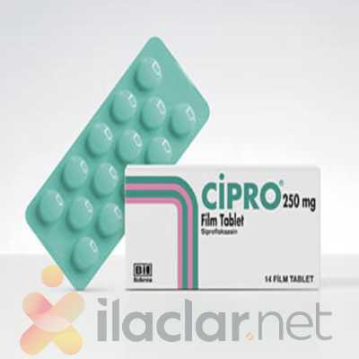 CIPRO 250 MG 14 FILM TABLET
