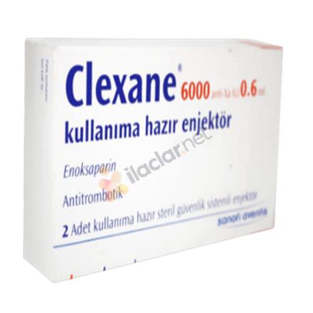 CLEXANE 6000 ANTI-XA IU/0.6 ml kull.hazır enjektör