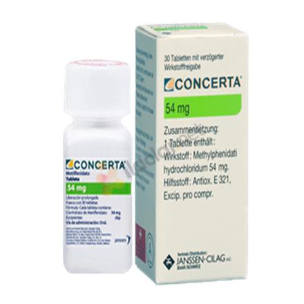 CONCERTA 54 mg 30 kont. salım tableti