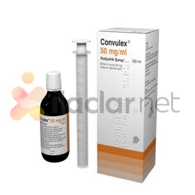 CONVULEX 50 MG/ML PEDIYATRIK SURUP
