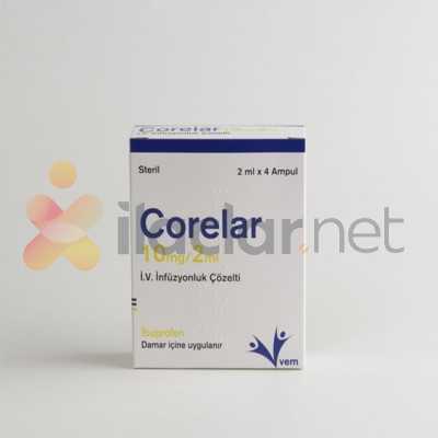 CORELAR 10 MG/2 ML IV 4 AMPUL