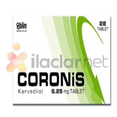 CORONIS 6,25 MG 28 TABLET