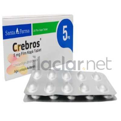 CREBROS 5 MG 40 FILM KAPLI TABLET