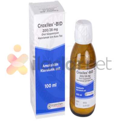 CROXILEX‐BID 200/28 MG ORAL SUSPANSIYON HAZIRLAMAK ICIN KURU TOZ (70 ML)