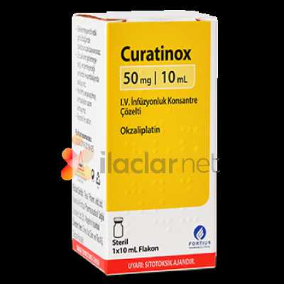 CURATINOX 50 MG/10 ML IV INFUZYON ICIN KONSANTRE COZELTI ICEREN 1 FLAKON