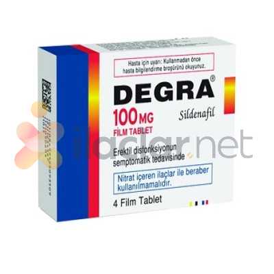 DEGRA 100 MG 4 TABLET
