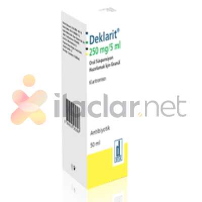 DEKLARIT 250MG/5ML ORAL SUSPANSIYON HAZIRLAMAK ICIN GRANUL (50 ML)