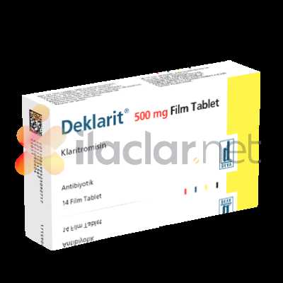 DEKLARIT 500 MG 14 TABLET