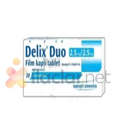 DELIX DUO 2,5 MG+2,5 MG 30 TABLET
