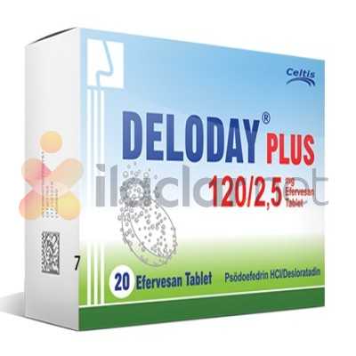 DELODAY PLUS 60 MG /2,5 MG EFERVESAN TABLET