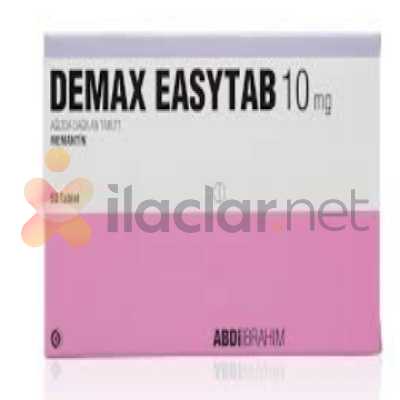 DEMAX EASYTAB 10 MG 100 AGIZDA DAGILAN TABLET