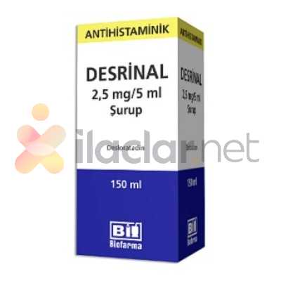 DESRINAL 2,5 MG/5ML 150 ML SURUP