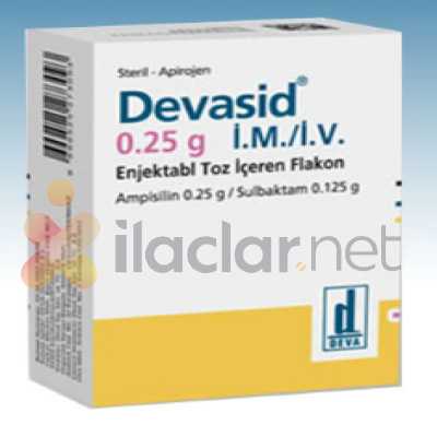 DEVASID 0,25 G IM/IV ENJEKSIYONLUK TOZ (1 FLAKON)