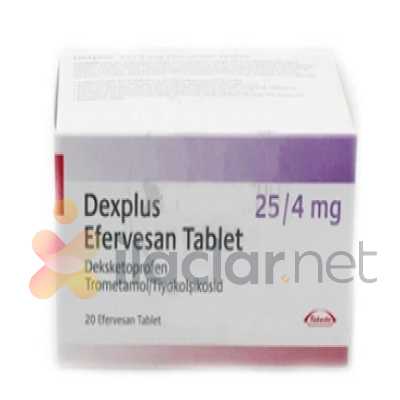 DEXPLUS 25/4 MG 20 EFERVESAN TABLET