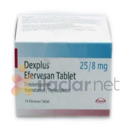 DEXPLUS 25/8 MG 20 EFERVESAN TABLET