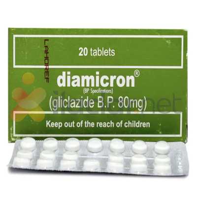 DIAMICRON 80 MG 20 TABLET