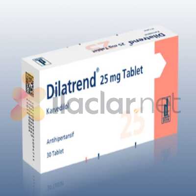 DILATREND 25 MG 30 TABLET