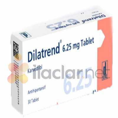 DILATREND 6,25 MG 30 TABLET