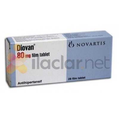 DIOVAN 80 MG 28 FILM KAPLI TABLET