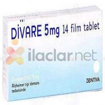 DIVARE 5 MG 14 FILM TABLET